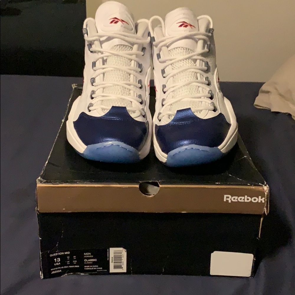Iverson Questions Mid “Blue Toe”